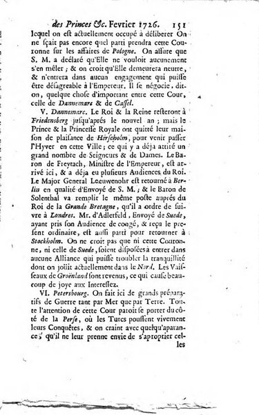 La clef du cabinet des princes de l'Europe ou recueil historique et politique sur les matières du tems