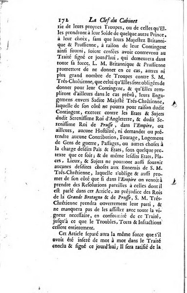 La clef du cabinet des princes de l'Europe ou recueil historique et politique sur les matières du tems