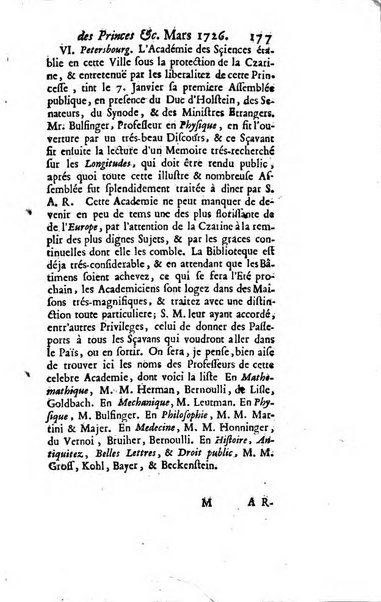 La clef du cabinet des princes de l'Europe ou recueil historique et politique sur les matières du tems