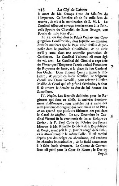 La clef du cabinet des princes de l'Europe ou recueil historique et politique sur les matières du tems