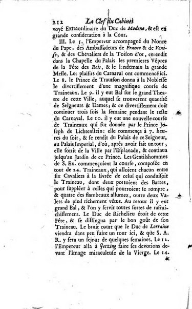 La clef du cabinet des princes de l'Europe ou recueil historique et politique sur les matières du tems