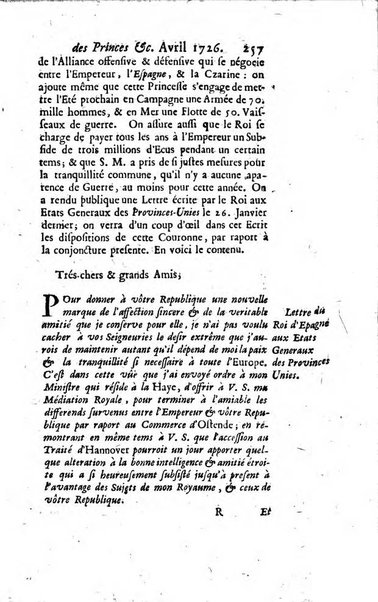 La clef du cabinet des princes de l'Europe ou recueil historique et politique sur les matières du tems