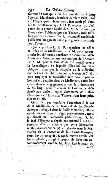 La clef du cabinet des princes de l'Europe ou recueil historique et politique sur les matières du tems