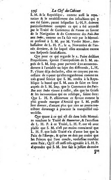 La clef du cabinet des princes de l'Europe ou recueil historique et politique sur les matières du tems