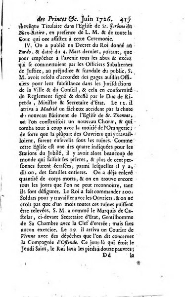 La clef du cabinet des princes de l'Europe ou recueil historique et politique sur les matières du tems