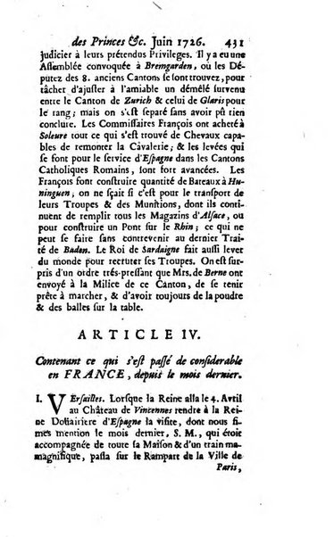 La clef du cabinet des princes de l'Europe ou recueil historique et politique sur les matières du tems