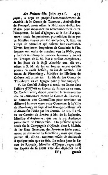 La clef du cabinet des princes de l'Europe ou recueil historique et politique sur les matières du tems