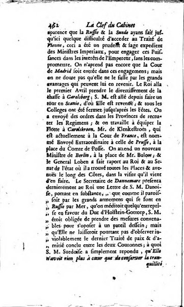 La clef du cabinet des princes de l'Europe ou recueil historique et politique sur les matières du tems