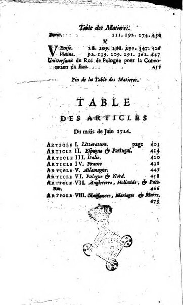 La clef du cabinet des princes de l'Europe ou recueil historique et politique sur les matières du tems