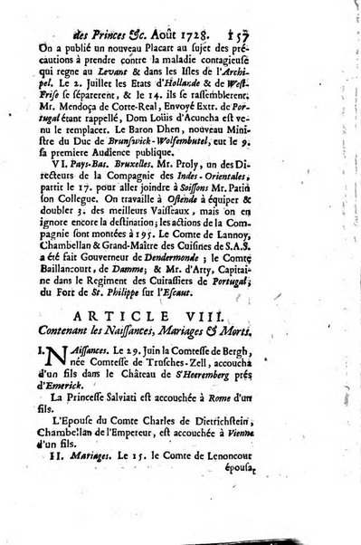 La clef du cabinet des princes de l'Europe ou recueil historique et politique sur les matières du tems