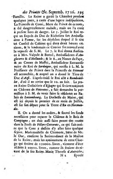 La clef du cabinet des princes de l'Europe ou recueil historique et politique sur les matières du tems