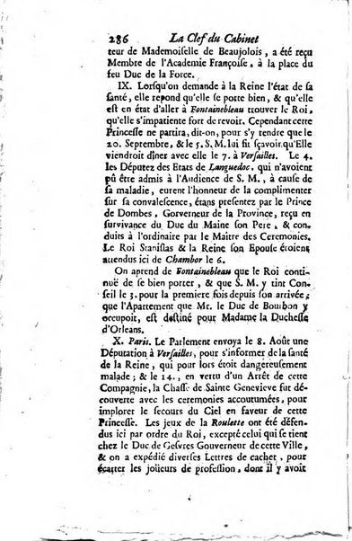 La clef du cabinet des princes de l'Europe ou recueil historique et politique sur les matières du tems