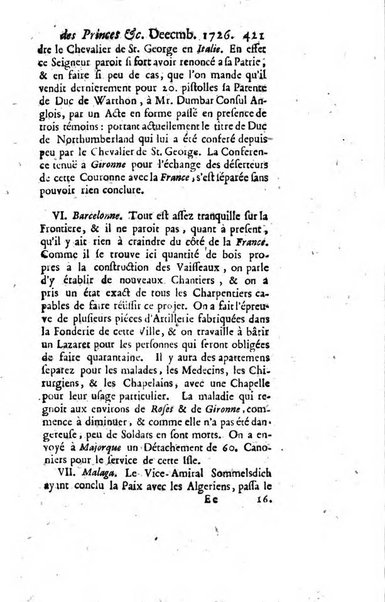 La clef du cabinet des princes de l'Europe ou recueil historique et politique sur les matières du tems