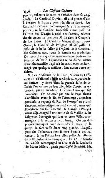 La clef du cabinet des princes de l'Europe ou recueil historique et politique sur les matières du tems