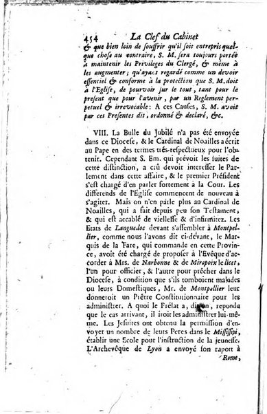 La clef du cabinet des princes de l'Europe ou recueil historique et politique sur les matières du tems