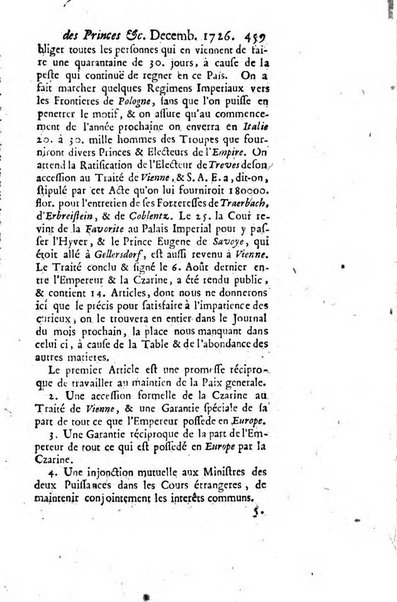 La clef du cabinet des princes de l'Europe ou recueil historique et politique sur les matières du tems