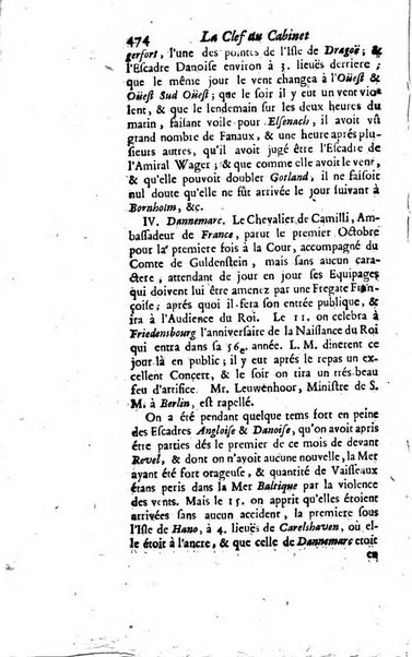 La clef du cabinet des princes de l'Europe ou recueil historique et politique sur les matières du tems