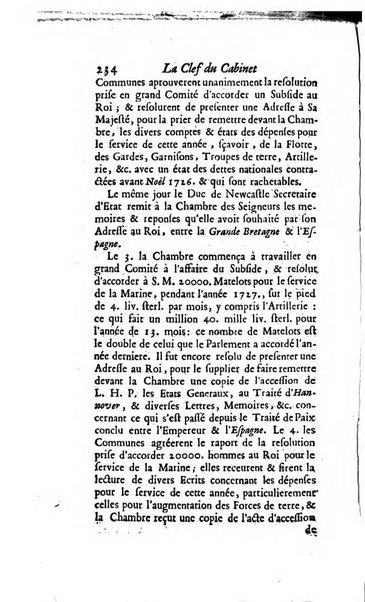 La clef du cabinet des princes de l'Europe ou recueil historique et politique sur les matières du tems