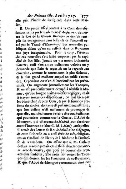 La clef du cabinet des princes de l'Europe ou recueil historique et politique sur les matières du tems