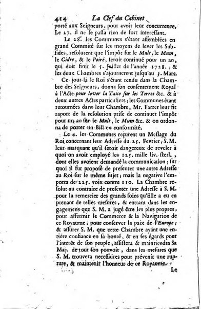 La clef du cabinet des princes de l'Europe ou recueil historique et politique sur les matières du tems