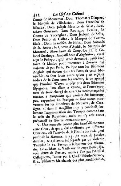 La clef du cabinet des princes de l'Europe ou recueil historique et politique sur les matières du tems