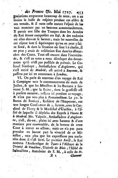 La clef du cabinet des princes de l'Europe ou recueil historique et politique sur les matières du tems