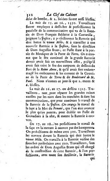 La clef du cabinet des princes de l'Europe ou recueil historique et politique sur les matières du tems