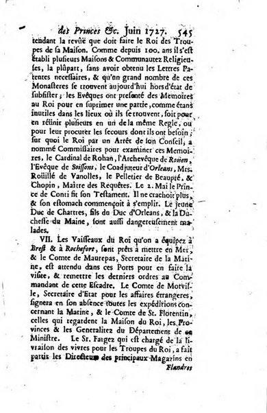 La clef du cabinet des princes de l'Europe ou recueil historique et politique sur les matières du tems