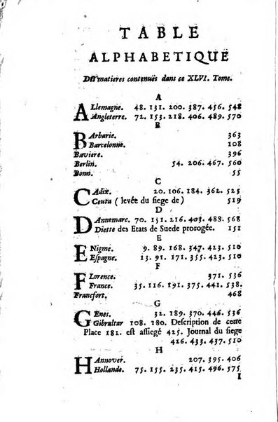 La clef du cabinet des princes de l'Europe ou recueil historique et politique sur les matières du tems