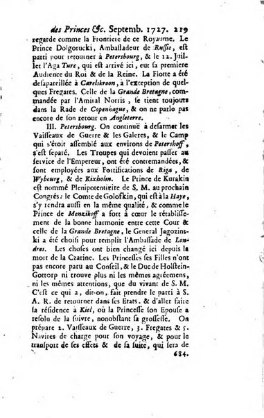 La clef du cabinet des princes de l'Europe ou recueil historique et politique sur les matières du tems