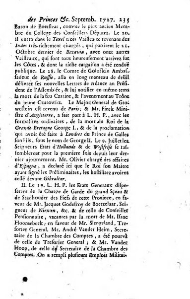 La clef du cabinet des princes de l'Europe ou recueil historique et politique sur les matières du tems