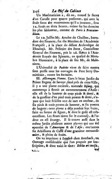 La clef du cabinet des princes de l'Europe ou recueil historique et politique sur les matières du tems