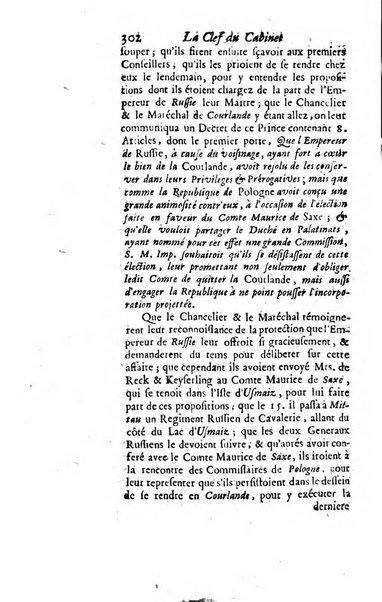 La clef du cabinet des princes de l'Europe ou recueil historique et politique sur les matières du tems