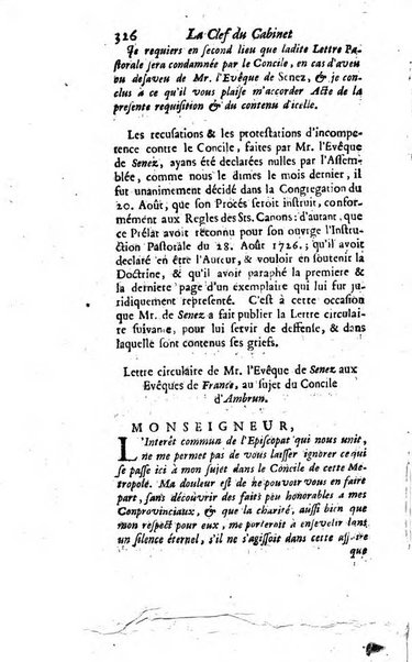 La clef du cabinet des princes de l'Europe ou recueil historique et politique sur les matières du tems