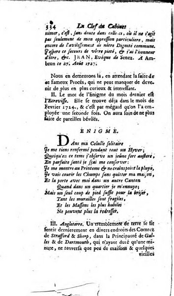 La clef du cabinet des princes de l'Europe ou recueil historique et politique sur les matières du tems