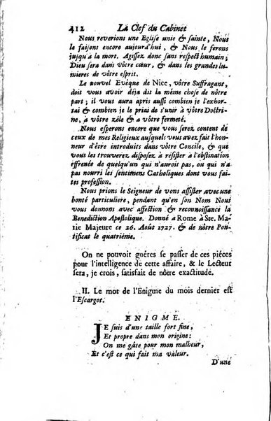 La clef du cabinet des princes de l'Europe ou recueil historique et politique sur les matières du tems