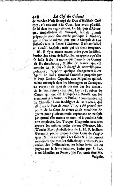 La clef du cabinet des princes de l'Europe ou recueil historique et politique sur les matières du tems