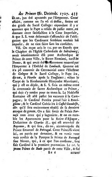 La clef du cabinet des princes de l'Europe ou recueil historique et politique sur les matières du tems