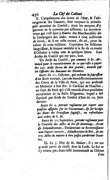 La clef du cabinet des princes de l'Europe ou recueil historique et politique sur les matières du tems