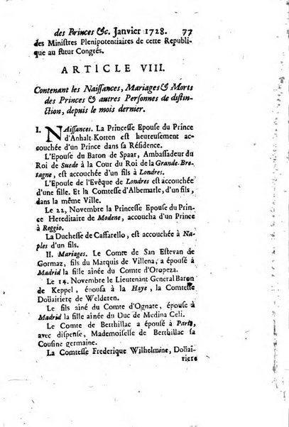 La clef du cabinet des princes de l'Europe ou recueil historique et politique sur les matières du tems