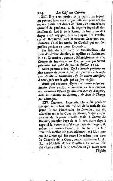 La clef du cabinet des princes de l'Europe ou recueil historique et politique sur les matières du tems