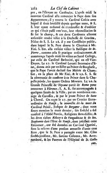 La clef du cabinet des princes de l'Europe ou recueil historique et politique sur les matières du tems