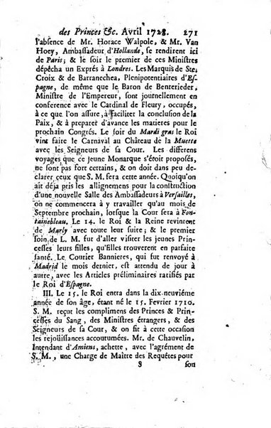 La clef du cabinet des princes de l'Europe ou recueil historique et politique sur les matières du tems