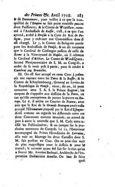 La clef du cabinet des princes de l'Europe ou recueil historique et politique sur les matières du tems