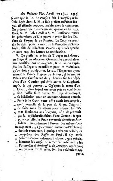 La clef du cabinet des princes de l'Europe ou recueil historique et politique sur les matières du tems