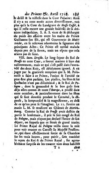 La clef du cabinet des princes de l'Europe ou recueil historique et politique sur les matières du tems