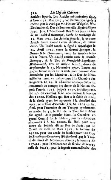 La clef du cabinet des princes de l'Europe ou recueil historique et politique sur les matières du tems