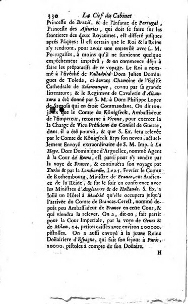 La clef du cabinet des princes de l'Europe ou recueil historique et politique sur les matières du tems