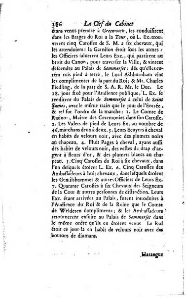 La clef du cabinet des princes de l'Europe ou recueil historique et politique sur les matières du tems