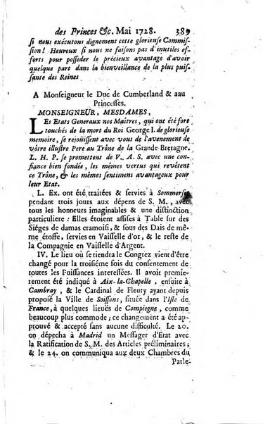 La clef du cabinet des princes de l'Europe ou recueil historique et politique sur les matières du tems